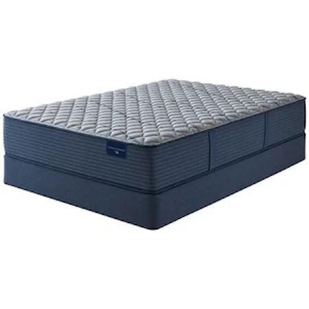 Queen 13" Extra Firm Wrapped Coil Mattress and 5" Low Profile Foundation